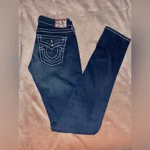 TRUE RELIGIONトゥルーレリジョン DISCO JULIE BIG T True Religion Disco Julie Big T Jeans Size 29 Blue at Amazon